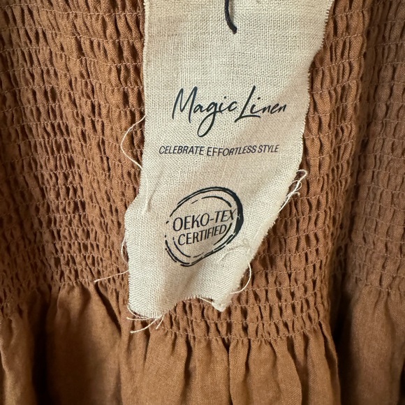 Magic Linen Midi Dress - Picture 3 of 4